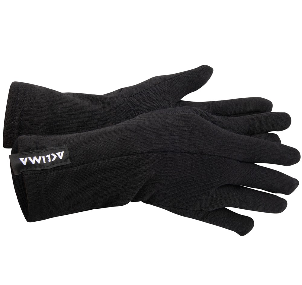 Hotwool Liner Gloves, Jet Black, 8, Träningstillbehör | Dam - Aktivitet - Träningskläder - Träningstillbehör | Padelspecialisterna