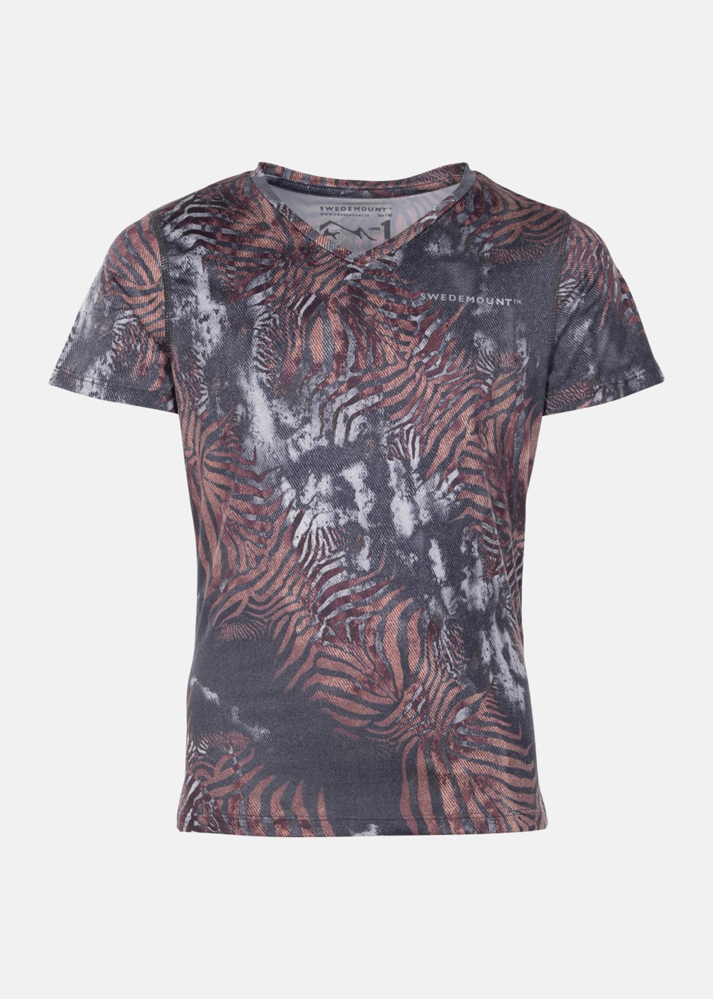 Fusion Tee Jr, Black Zebra, 120, Löpar-T-Shirts | Junior - Aktivitet - LöparklÀder - Löpar-t-shirts | Padelspecialisterna