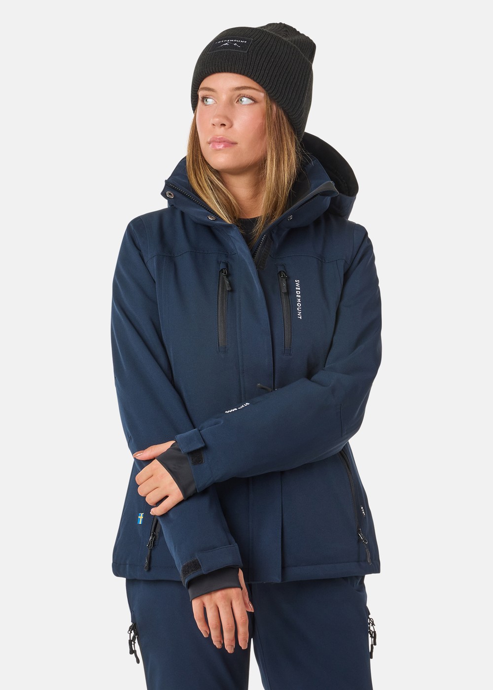 Cervinia Jacket W, Dk. Navy/Black, 34, Vinterjackor | Dam - Kläder - Jackor - Vinterjackor | Padelspecialisterna