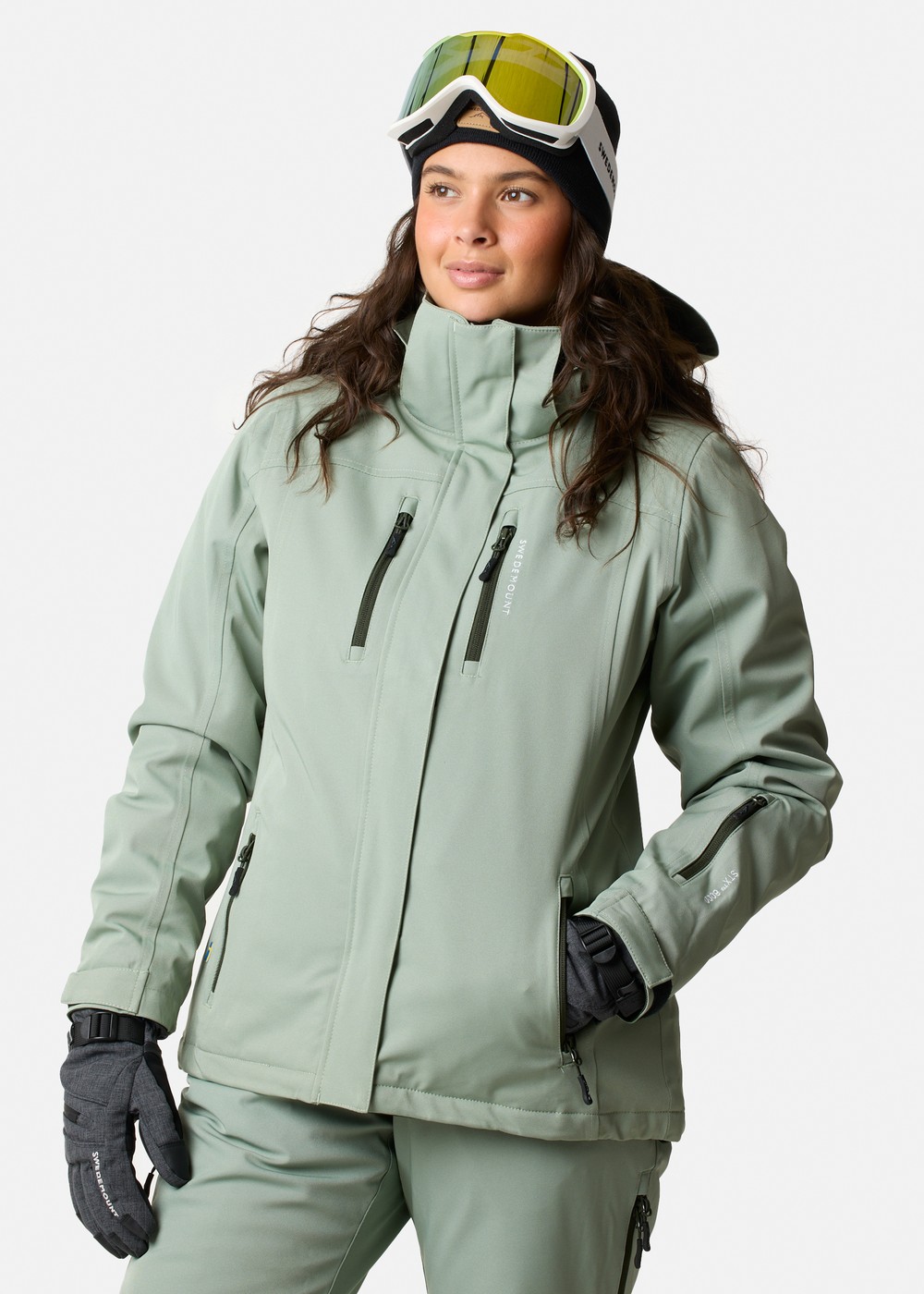 Cervinia Jacket W, Seaweed Green/Dk. Olive Green, 46, Vinterjackor | Dam - Kläder - Jackor - Vinterjackor | Padelspecialisterna
