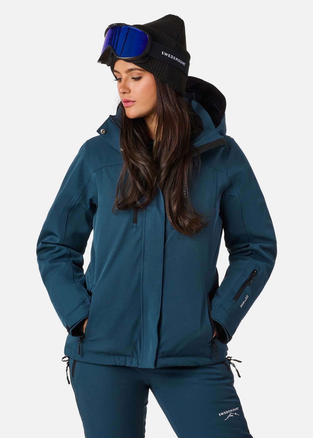 Cervinia Jacket W, Dk. Steel Green/Black, 38, Vinterjackor | Dam - Kläder - Jackor - Vinterjackor | Padelspecialisterna