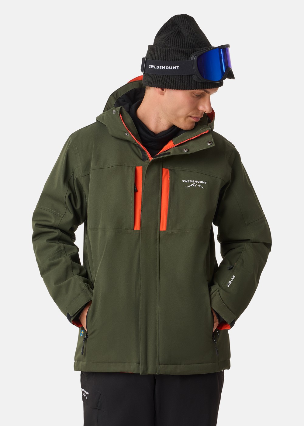 St. Anton Jacket Sr, Dk. Olive Green/Burned Orange, Xl, Skidjackor | Herr - Kläder - Jackor - Skidjackor | Padelspecialisterna