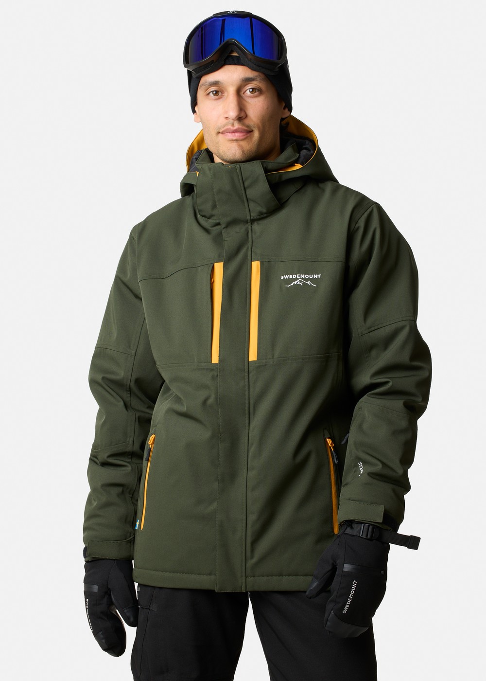 St. Anton Jacket Sr, Dk. Olive Green/Mustard Yellow, L, Skidjackor | Herr - Kläder - Jackor - Skidjackor | Padelspecialisterna
