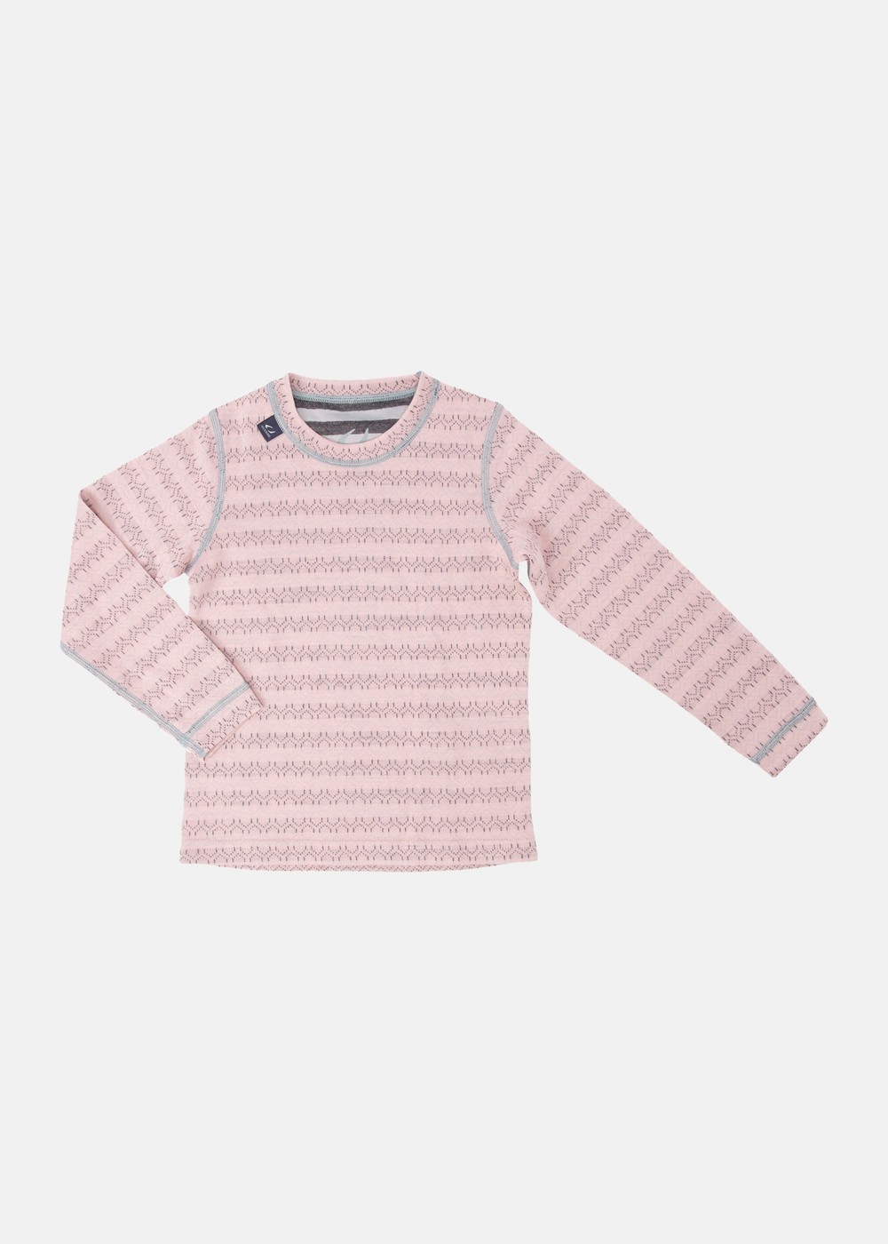50fifty 3.0 Round Neck Kids, Sweet Pink Mix, 4, Ullunderställ | Sport & aktivitet - Friluftsliv - Vandringskläder - Underställ - Ullunderställ | Padelspecialisterna