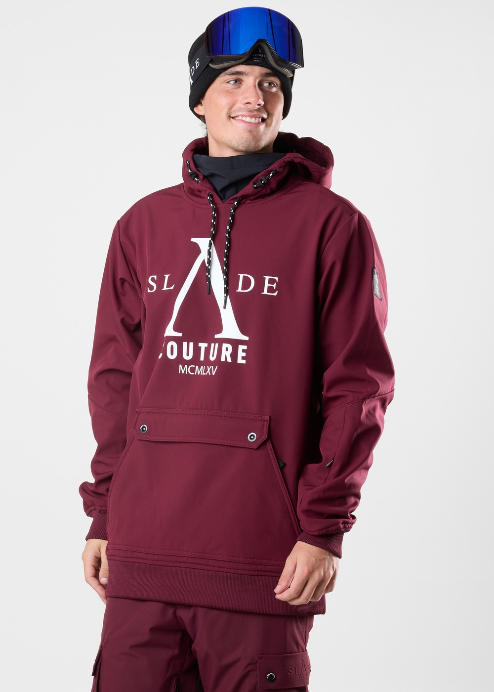 Colorado Softshell Snow Hood, Burgundy/White, L, Skidjackor | Sport & aktivitet - Sporter - Alpin skidåkning - Skidjackor | Padelspecialisterna