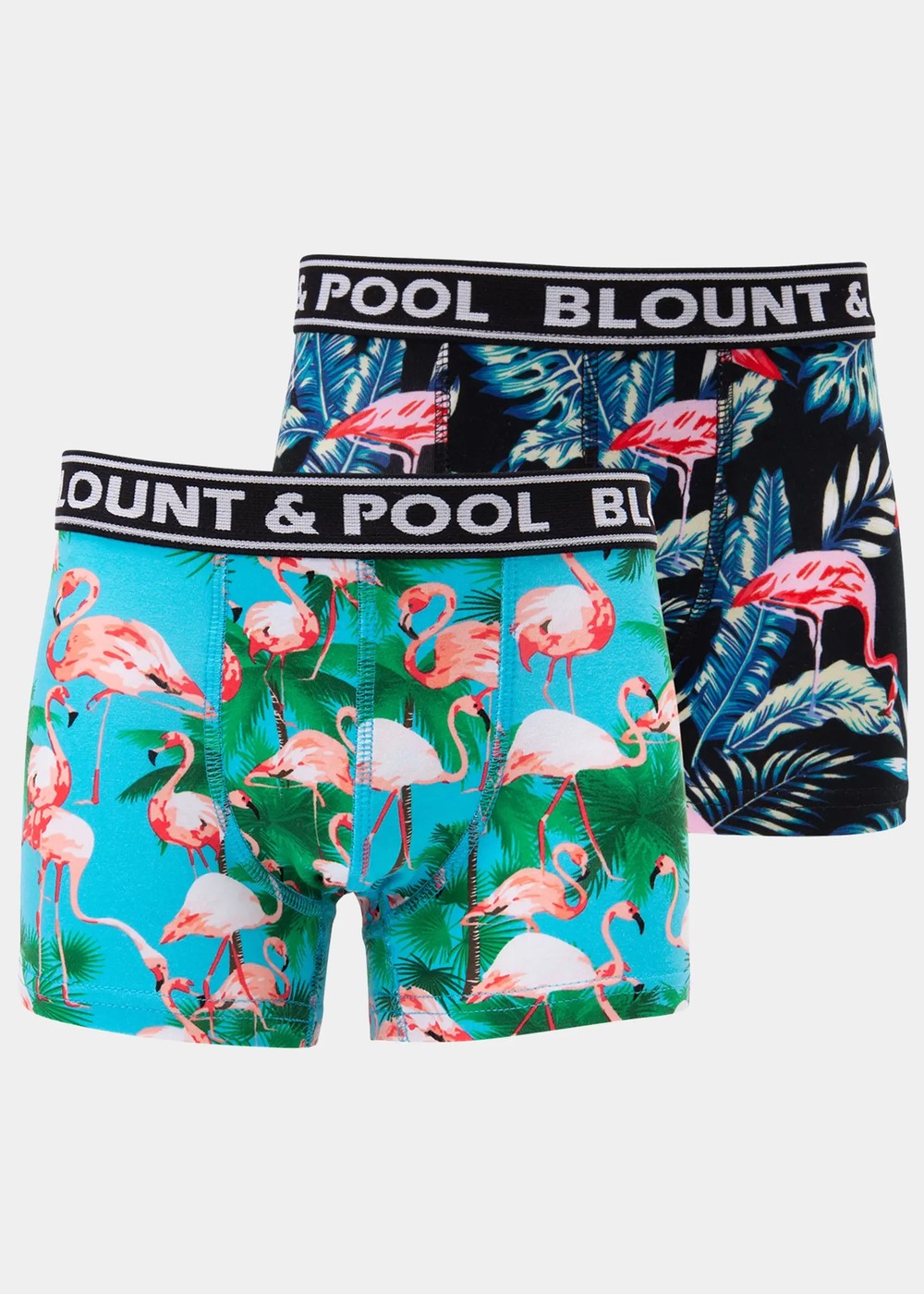 Boxer Shorts Jungle Fla 2p Jr, Sea Blue/Black, 158-164, Underkläder | Junior - Kläder - Underkläder | Padelspecialisterna