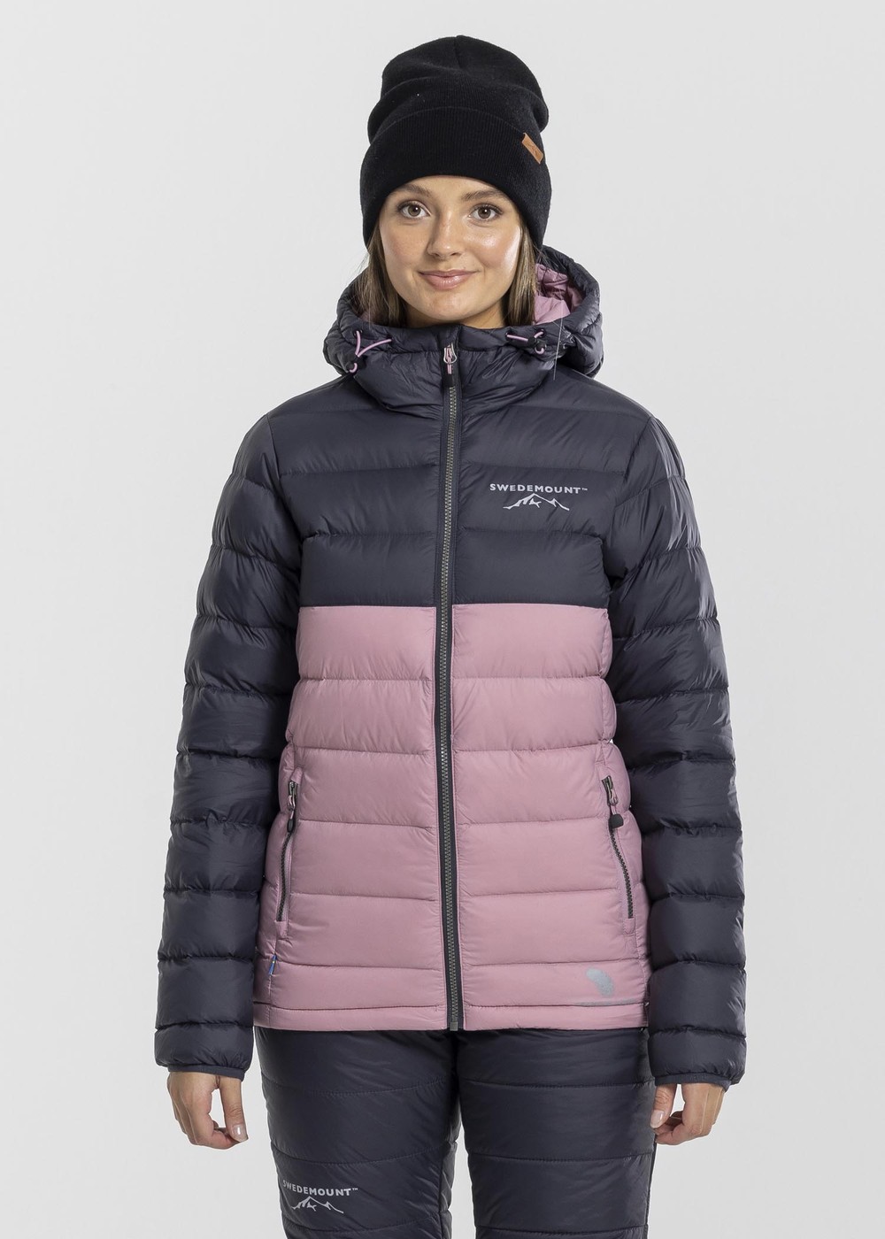 Östersund Down Jacket 2.0 W, Charcoal/Dusty Rose, 44, Vinterjackor | Dam - Kläder - Jackor - Vinterjackor | Padelspecialisterna