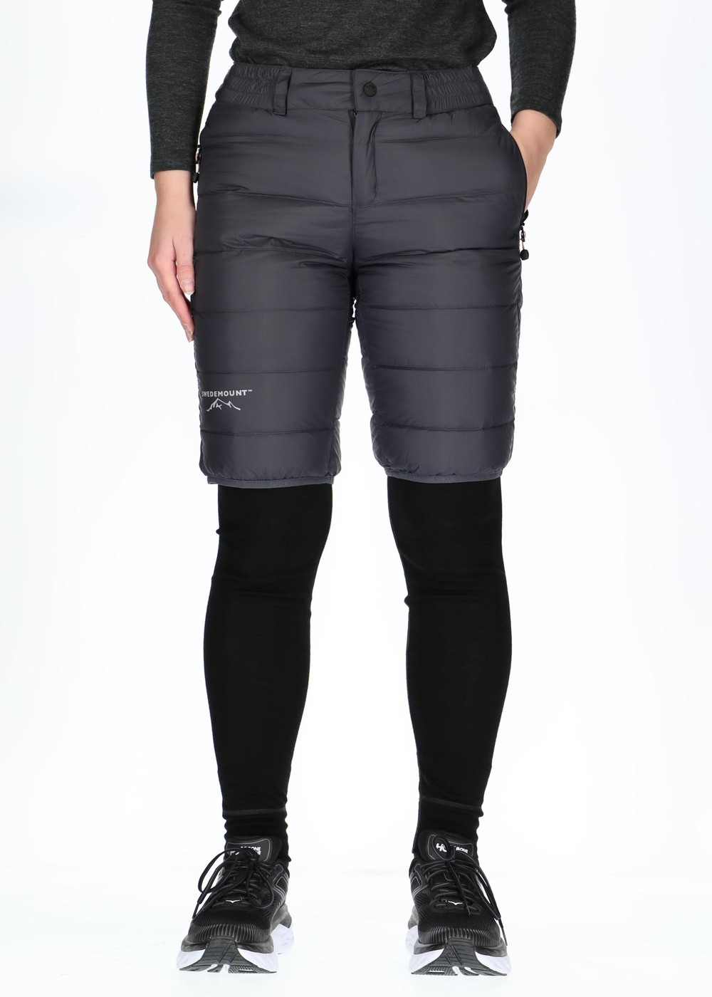 Östersund Down Shorts 2.0 W, Charcoal/Dusty Rose, 34, Vandringsshorts | Dam - Kläder - Shorts - Vandringsshorts | Padelspecialisterna