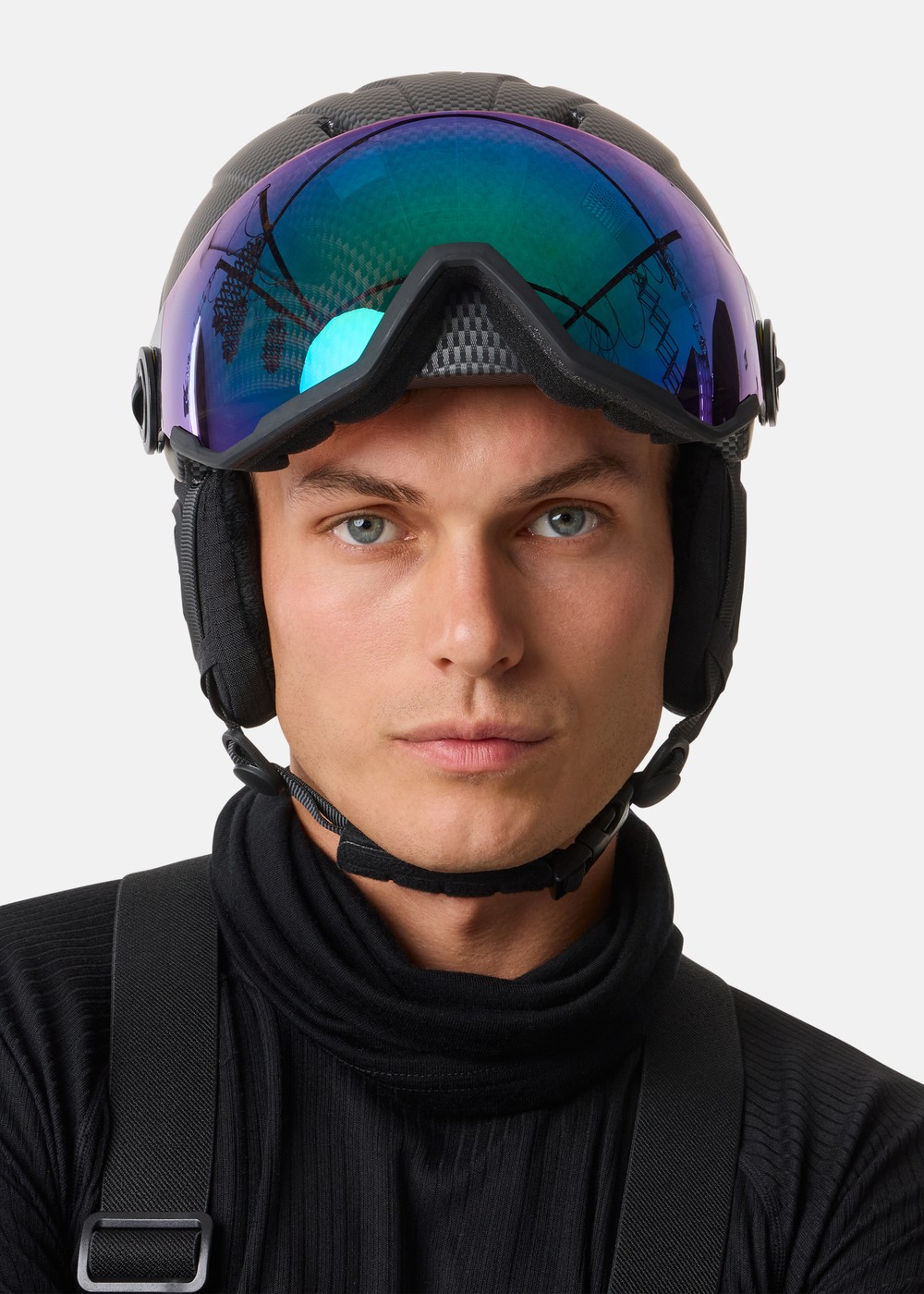 Visor Ski Helmet, Black Graphic, 54/56, Hjälmar | Sport & aktivitet - Sporter - Alpin skidåkning - Hjälmar | Padelspecialisterna