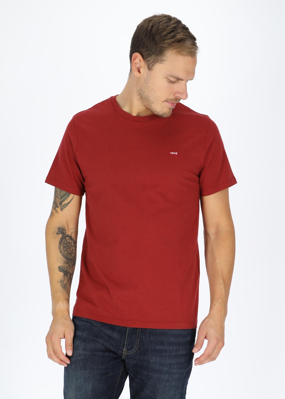 Ss Original Hm Tee, Brick Red, Xs, Strandkläder | Herr - Kläder - Badkläder - Strandkläder | Padelspecialisterna