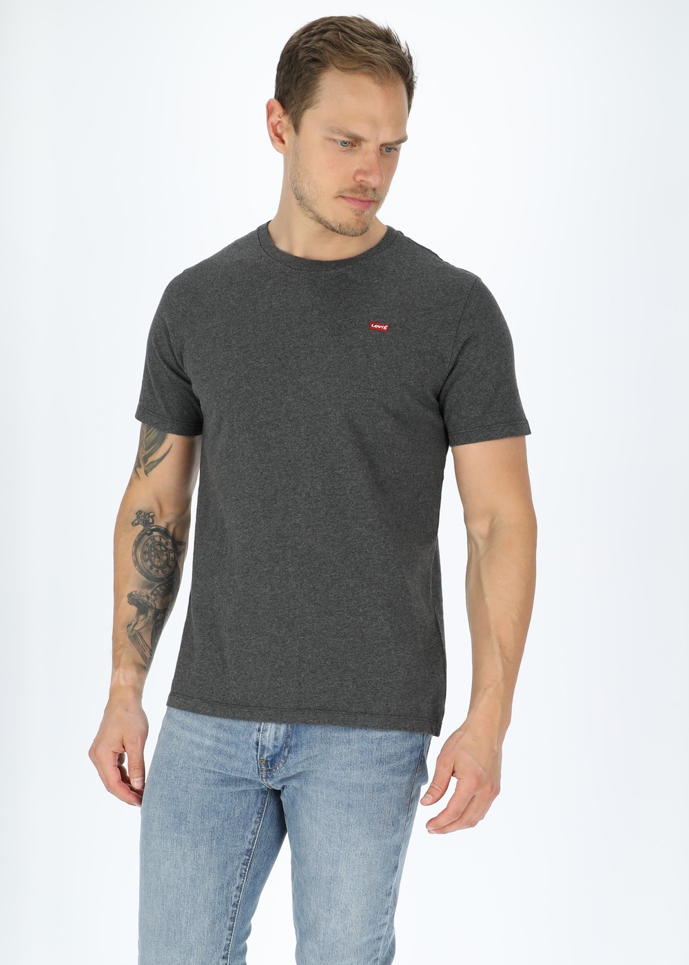Ss Original Hm Tee, Dark Charc, Xs, Strandkläder | Herr - Kläder - Badkläder - Strandkläder | Padelspecialisterna