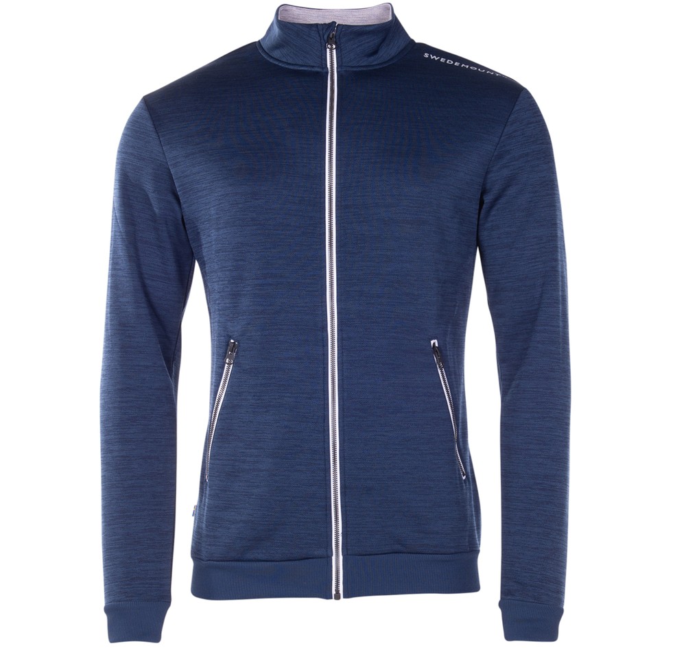 Pro Training Logo Fullzip, Navy Melange/Lt Grey Mel, Xs, Hoodies | Herr - Kläder - Tröjor - Hoodies | Padelspecialisterna