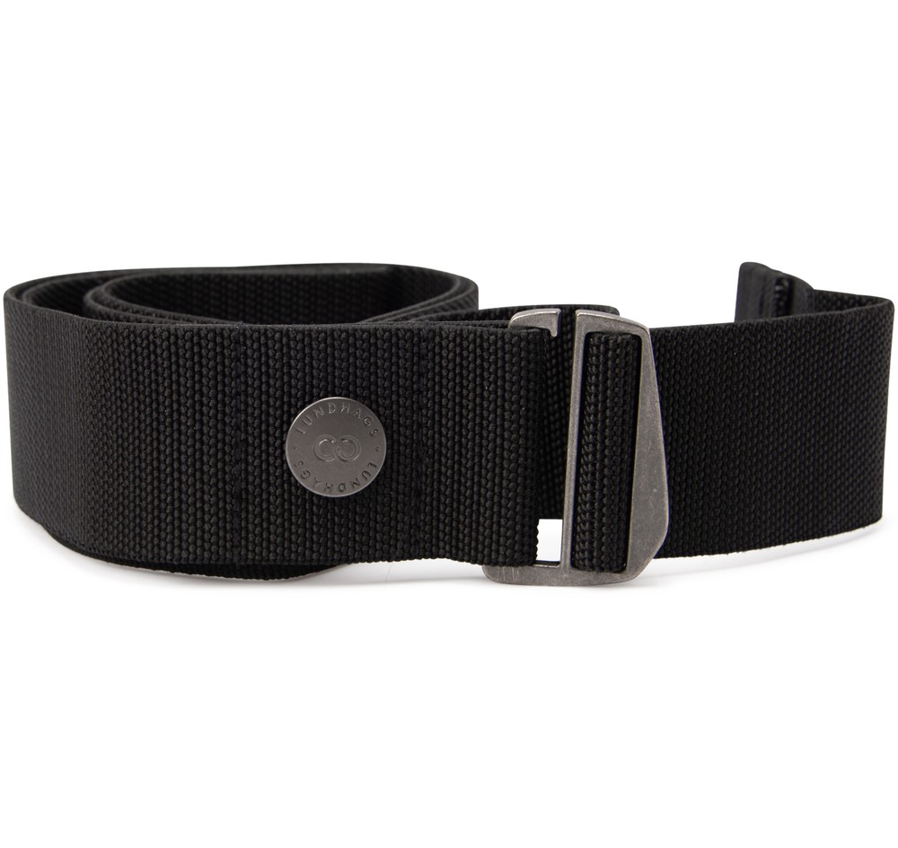 Lundhags Elastic Belt, Black, L/Xl, Träningstillbehör | Dam - Aktivitet - Träningskläder - Träningstillbehör | Padelspecialisterna