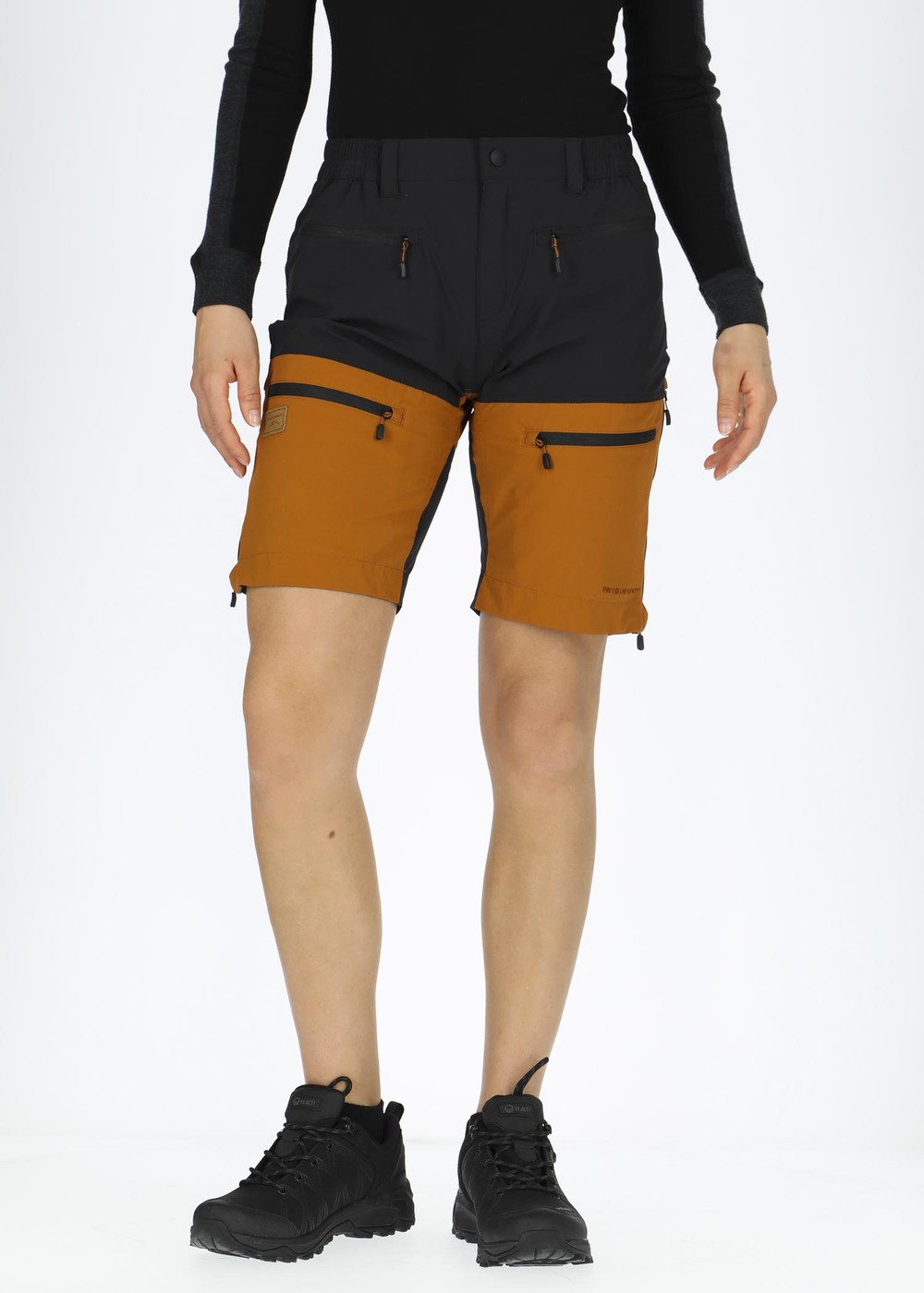 Lofoten Stretch Shorts W, Black/Almond, 40, Shorts | Dam - Aktivitet - Outdoorkläder - Shorts | Padelspecialisterna