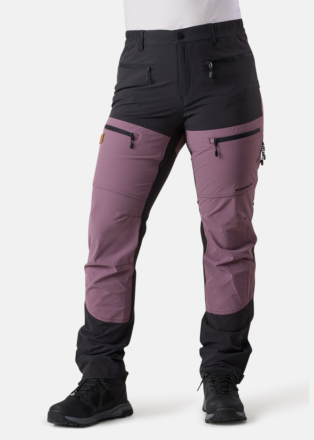 Lofoten Stretch Pants W, Black/Dk. Mauve, 38, Byxor | Dam - Aktivitet - Outdoorkläder - Byxor | Padelspecialisterna