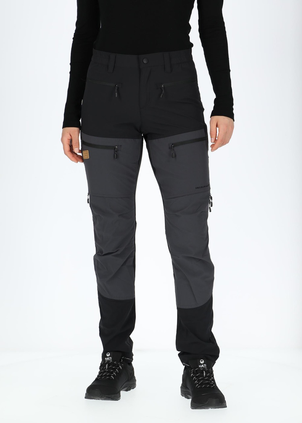 Lofoten Stretch Pants W, Black/Charcoal, 44, Byxor | Dam - Aktivitet - Outdoorkläder - Byxor | Padelspecialisterna