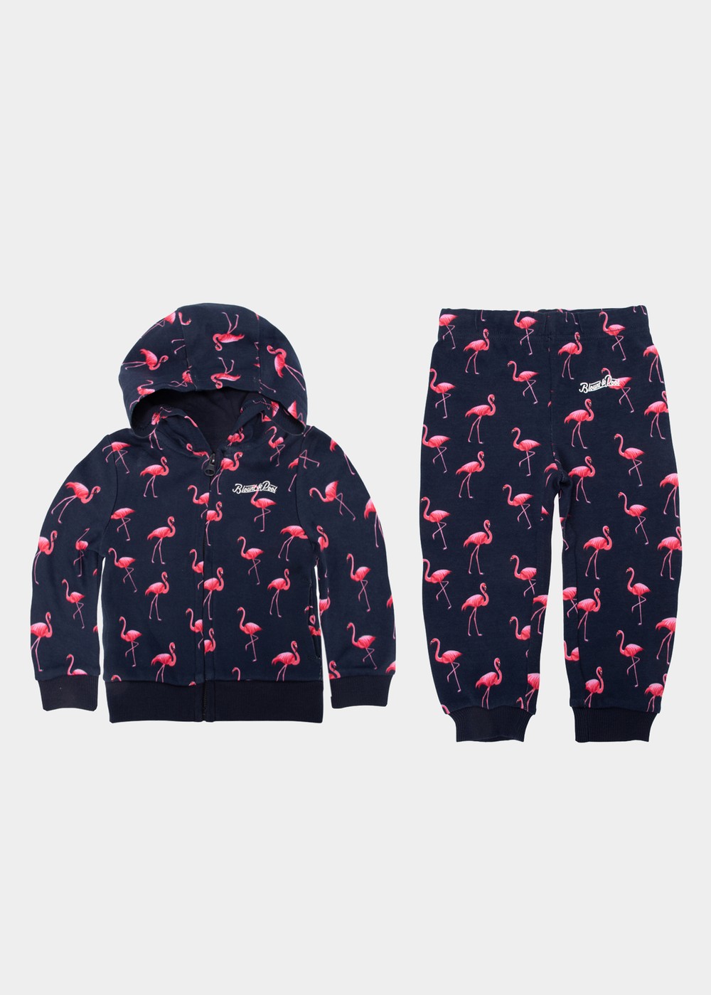 Aruba Baby Jogger, Navy Flamingo, 86, Träningskläder | Junior - Aktivitet - Träningskläder | Padelspecialisterna