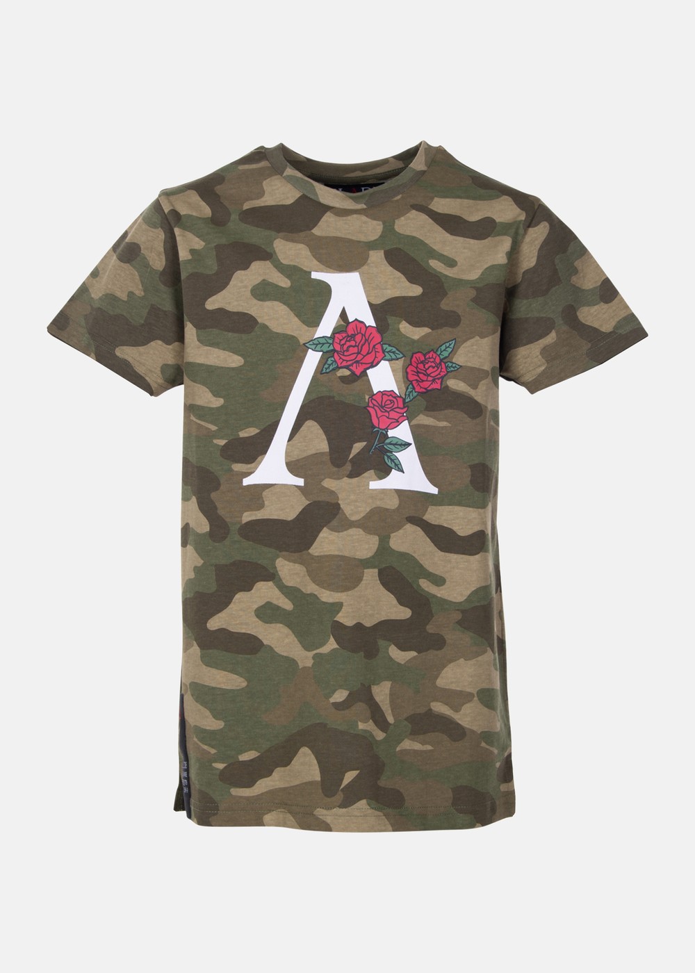 Rose Tee Jr, Camouflage, 110, T-Shirts | Junior - Kläder - T-shirts | Padelspecialisterna