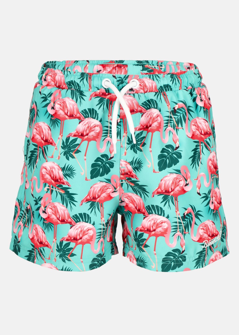 Beachshorts Jr, Turquoise Flamingo, 160, Badbyxor | Junior - Kläder - Badkläder - Badbyxor | Padelspecialisterna