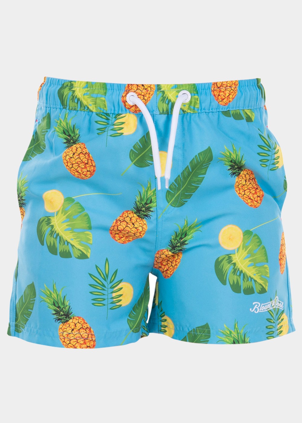 Beachshorts Jr, Turquoise Lemon Pineapple, 90, Badbyxor | Junior - Kläder - Badkläder - Badbyxor | Padelspecialisterna