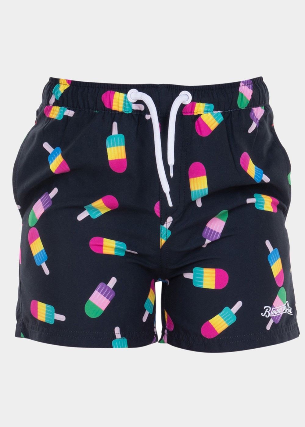 Beachshorts Jr, Black Ice Cream, 140, Badbyxor | Junior - Kläder - Badkläder - Badbyxor | Padelspecialisterna