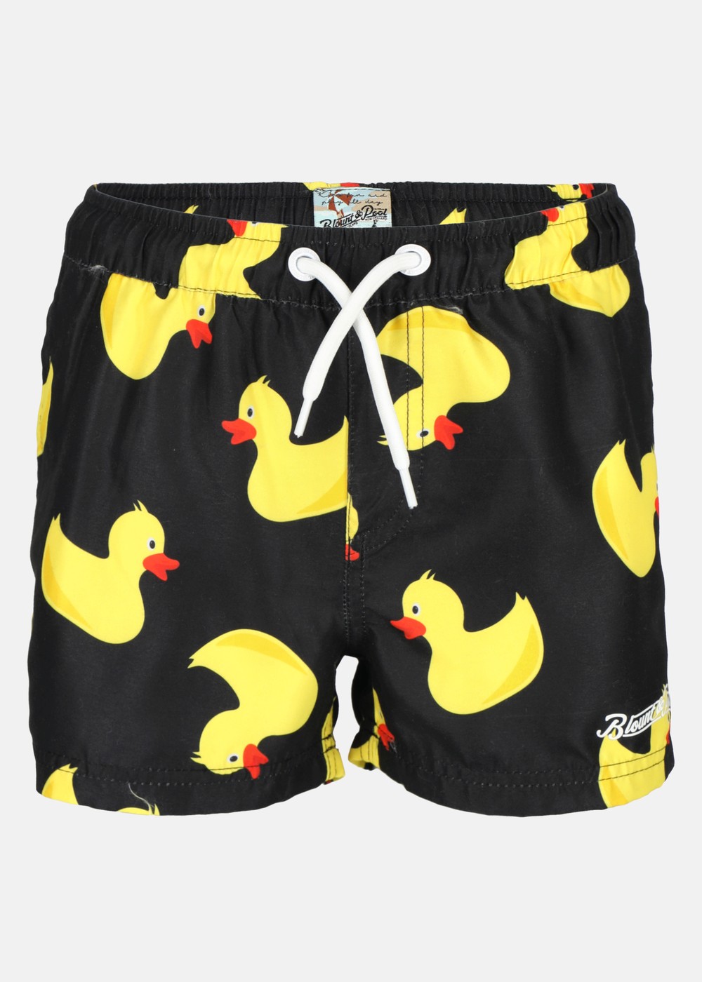 Beachshorts Jr, Black Yellow Duck, 140, Badbyxor | Junior - Kläder - Badkläder - Badbyxor | Padelspecialisterna