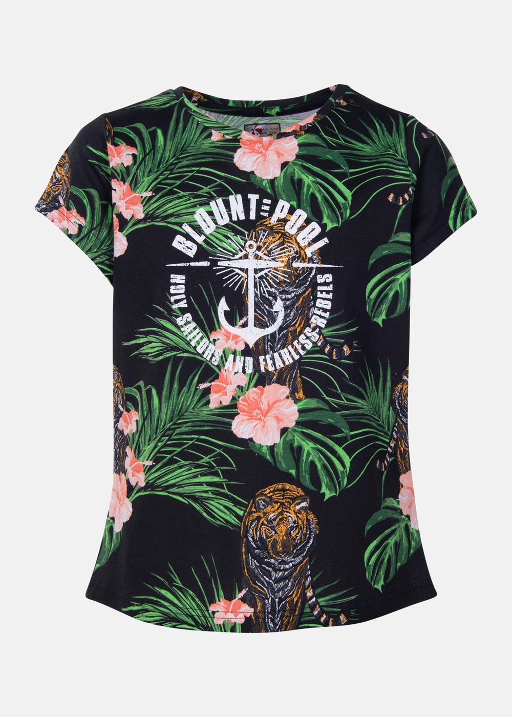 Hawaii Tee Jr, Black Tiger, 160, Strandkläder | Junior - Kläder - Badkläder - Strandkläder | Padelspecialisterna
