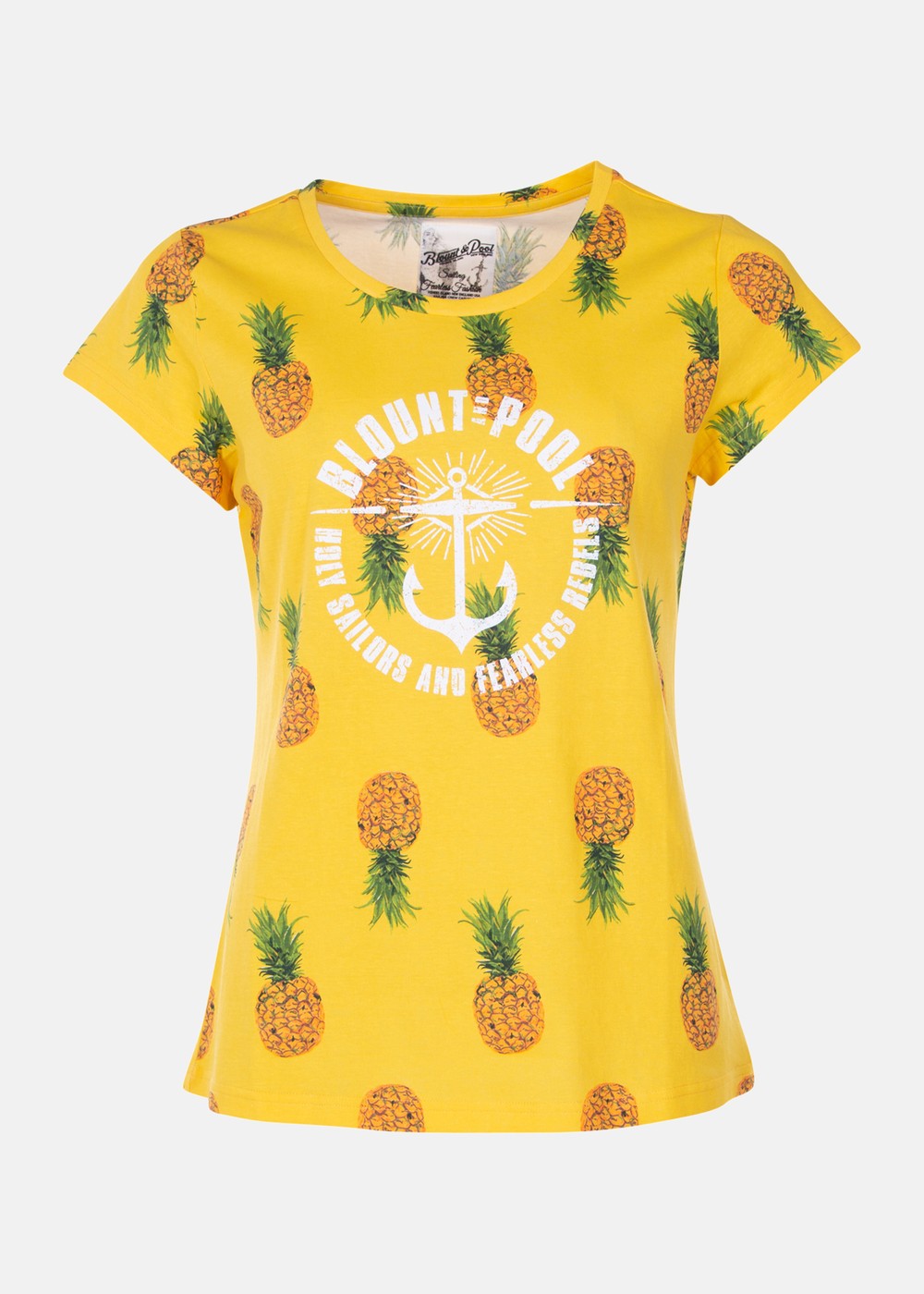 Hawaii Tee W, Yellow Pineapple, 36, Strandkläder | Dam - Kläder - Badkläder - Strandkläder | Padelspecialisterna