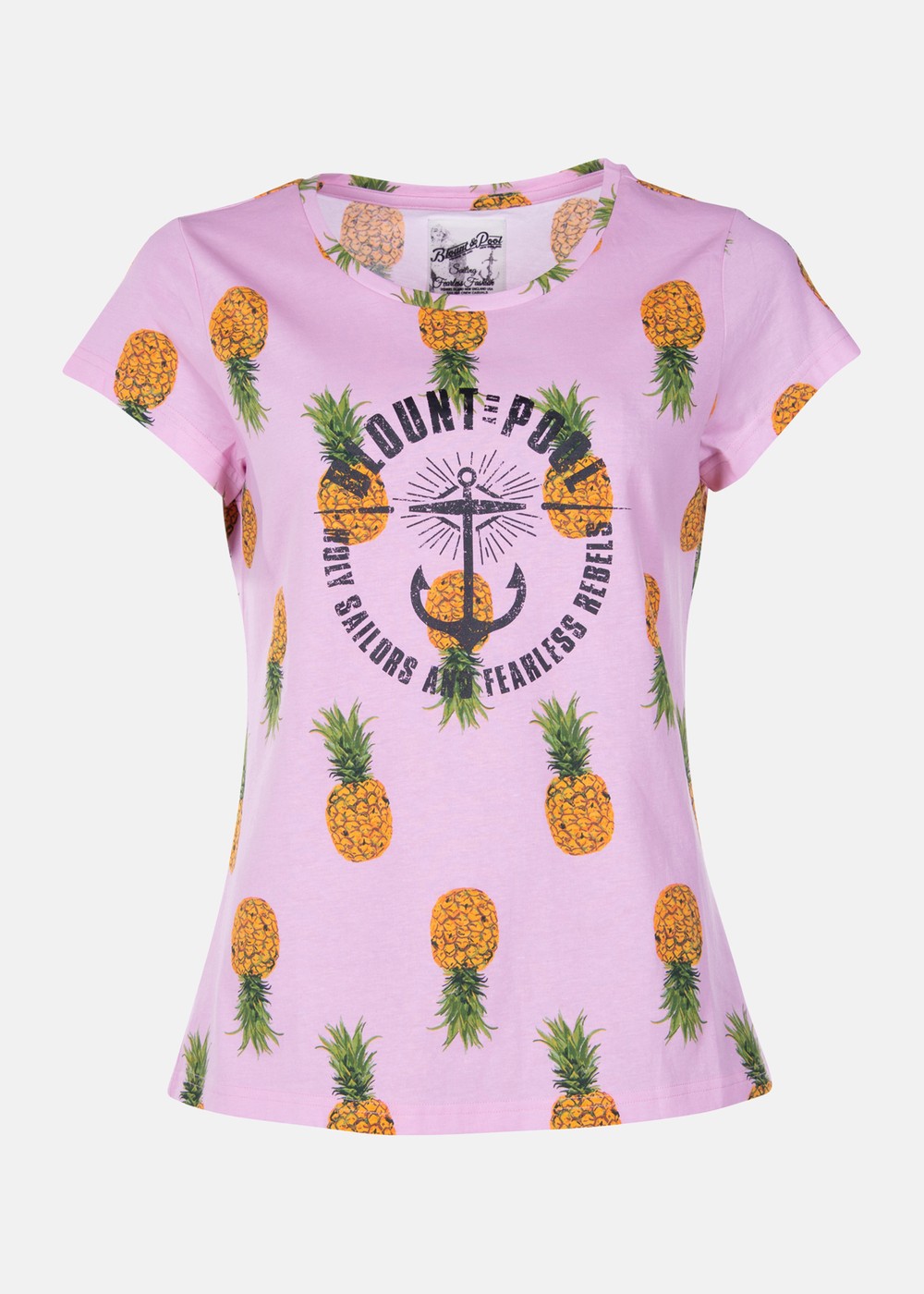 Hawaii Tee W, Pink Pineapple, 38, Strandkläder | Dam - Kläder - Badkläder - Strandkläder | Padelspecialisterna