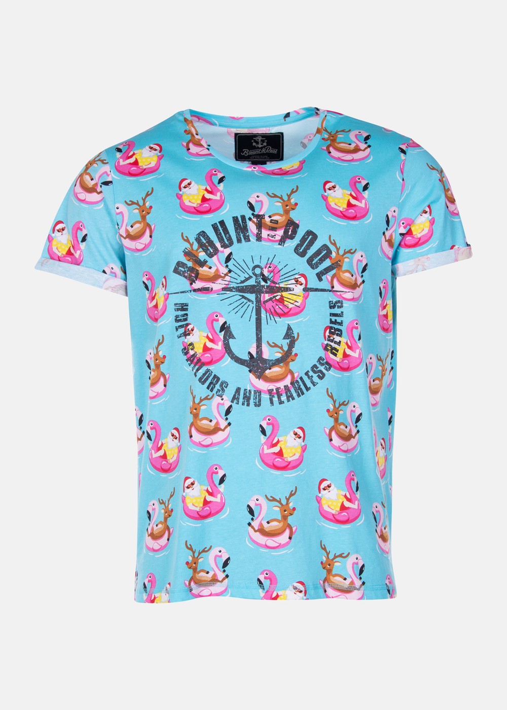 Tropical Tee, Turquoise Pool Party, S, Strandkläder | Herr - Kläder - Badkläder - Strandkläder | Padelspecialisterna