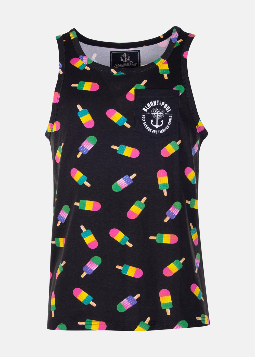 Tropical Singlet, Black Ice Cream, Xs, Strandkläder | Herr - Kläder - Badkläder - Strandkläder | Padelspecialisterna