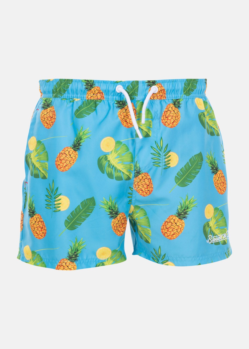 Beachshorts, Turquoise Lemon Pineapple, 3xl, Badbyxor | Herr - Kläder - Badkläder - Badbyxor | Padelspecialisterna