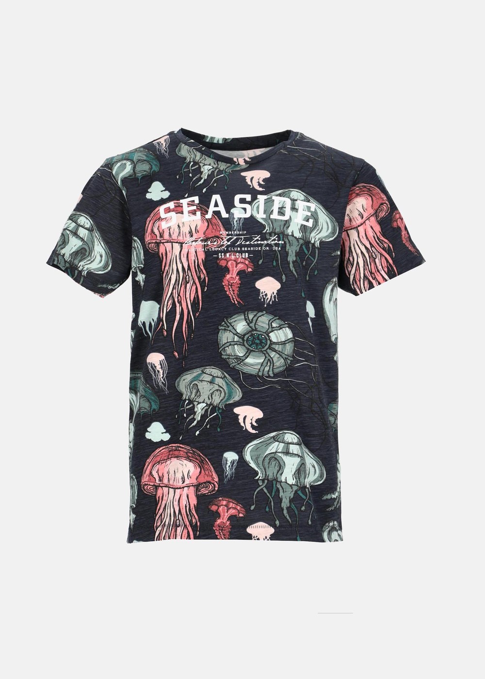 Ocean Tee Jr, Navy Ocean Jellyfish, 90, Strandkläder | Junior - Kläder - Badkläder - Strandkläder | Padelspecialisterna