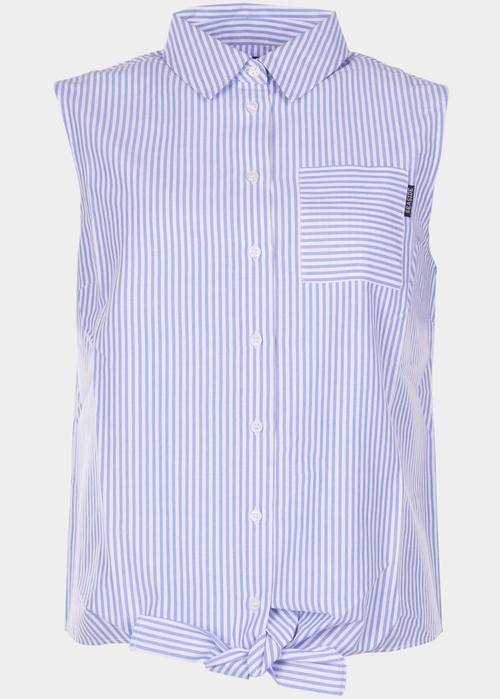 Key Largo S/L Shirt W, Navy/White, 34, Skjortor | Dam - Kläder - Piketröjor & Skjortor | Padelspecialisterna