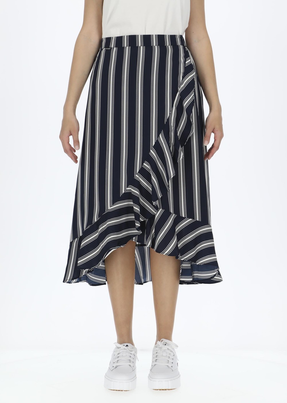 Sankt Claud Skirt W, Navy Stripe, 40, Strandkläder | Dam - Kläder - Badkläder - Strandkläder | Padelspecialisterna
