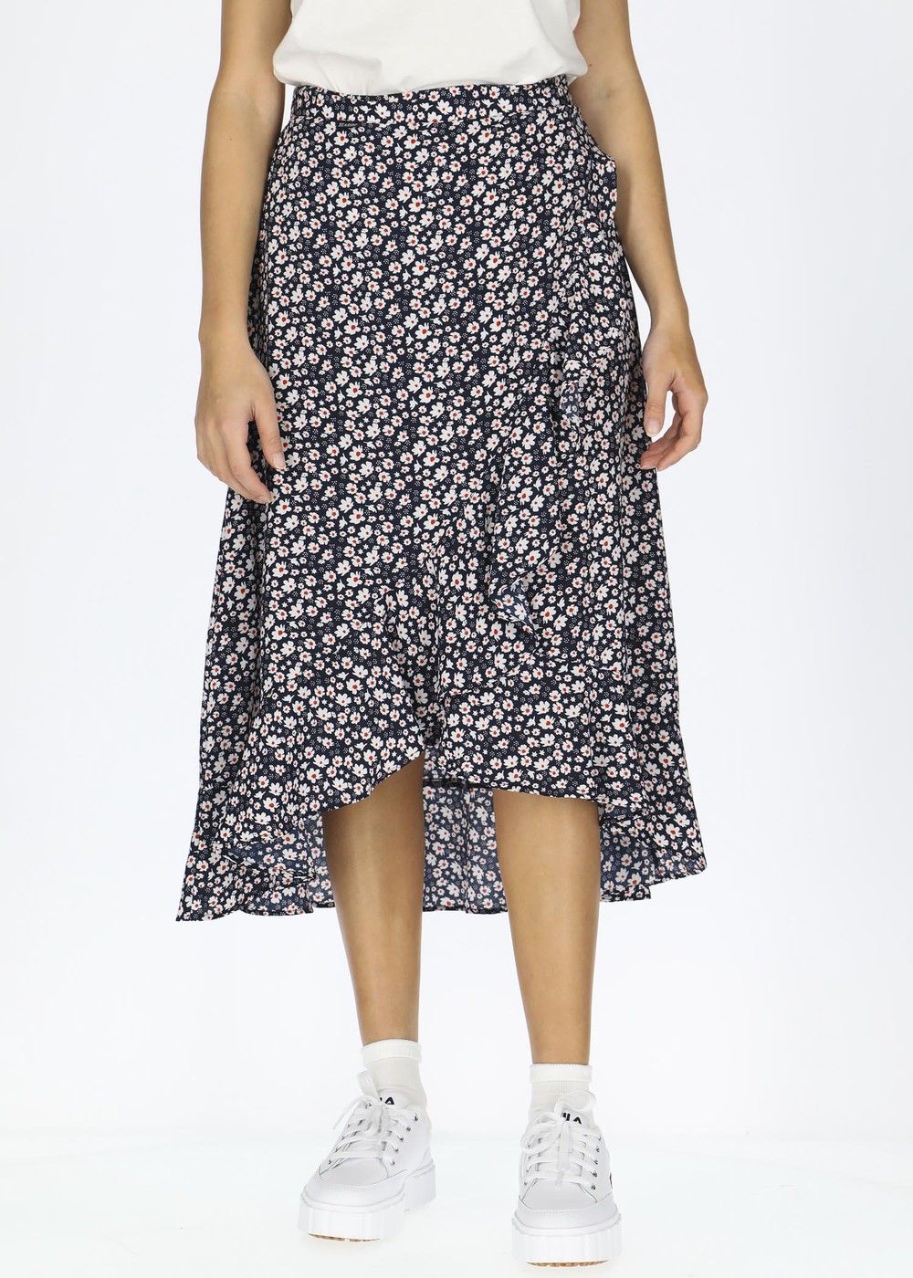 Sankt Claud Skirt W, Navy Flower, 38, Strandkläder | Dam - Kläder - Badkläder - Strandkläder | Padelspecialisterna