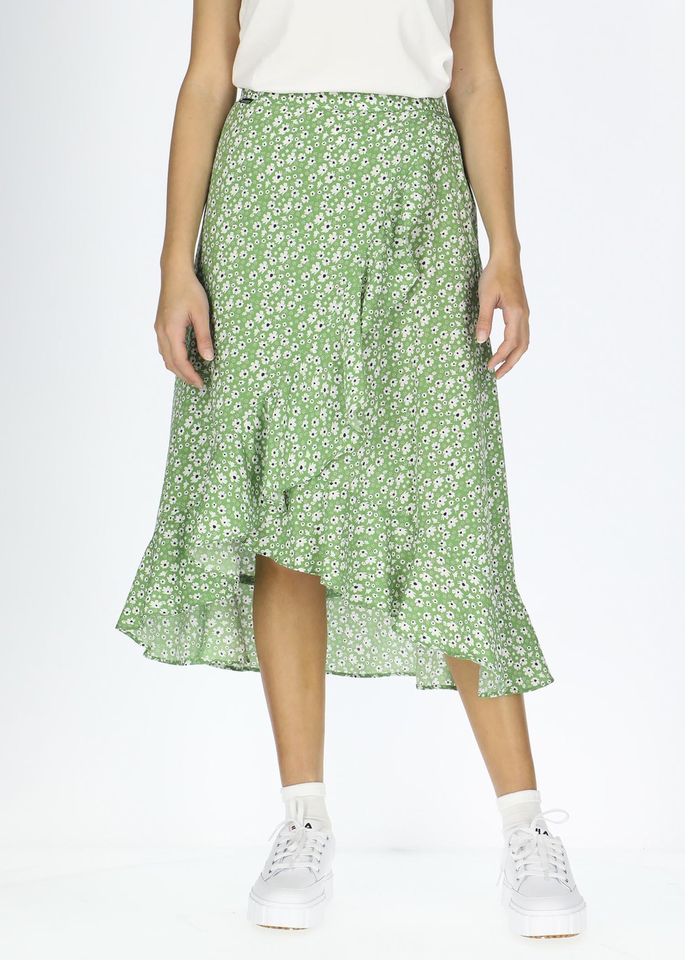Sankt Claud Skirt W, Green Flower, 36, Strandkläder | Dam - Kläder - Badkläder - Strandkläder | Padelspecialisterna