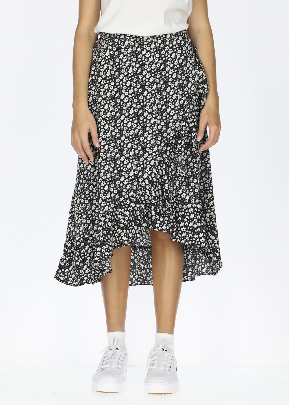 Sankt Claud Skirt W, Black Flower, 34, Strandkläder | Dam - Kläder - Badkläder - Strandkläder | Padelspecialisterna