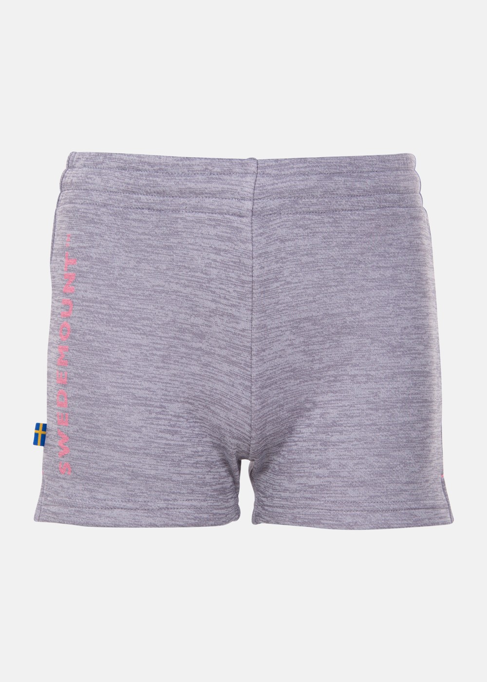 Training Logo Short Shorts Jr, Lt. Grey Melange/Lt. Pink, 160, Vardagsshorts | Junior - KlÀder - Shorts - Vardagsshorts | Padelspecialisterna