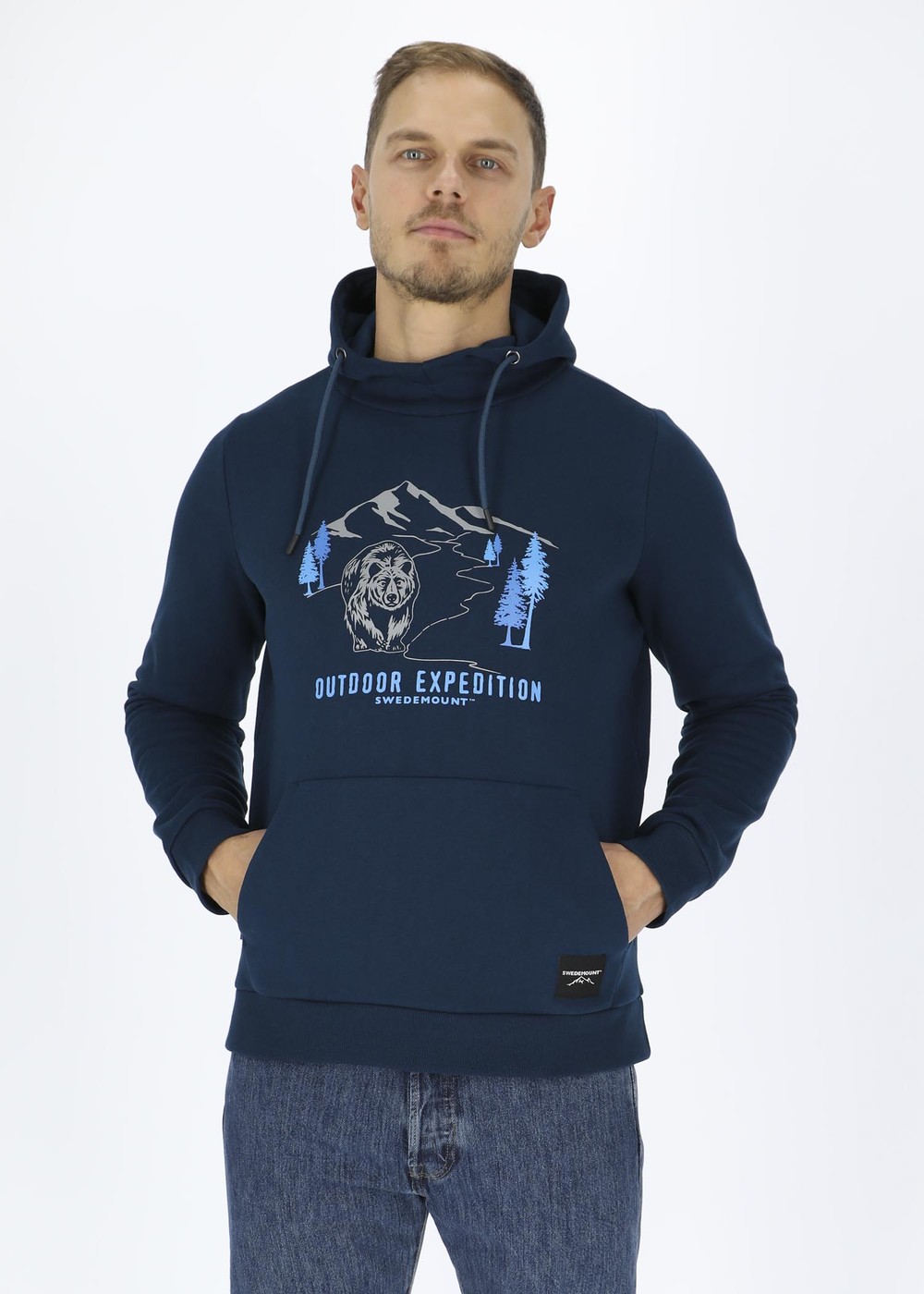 Forest Hood, Blue Bear, L, Hoodies | Herr - Kläder - Tröjor - Hoodies | Padelspecialisterna