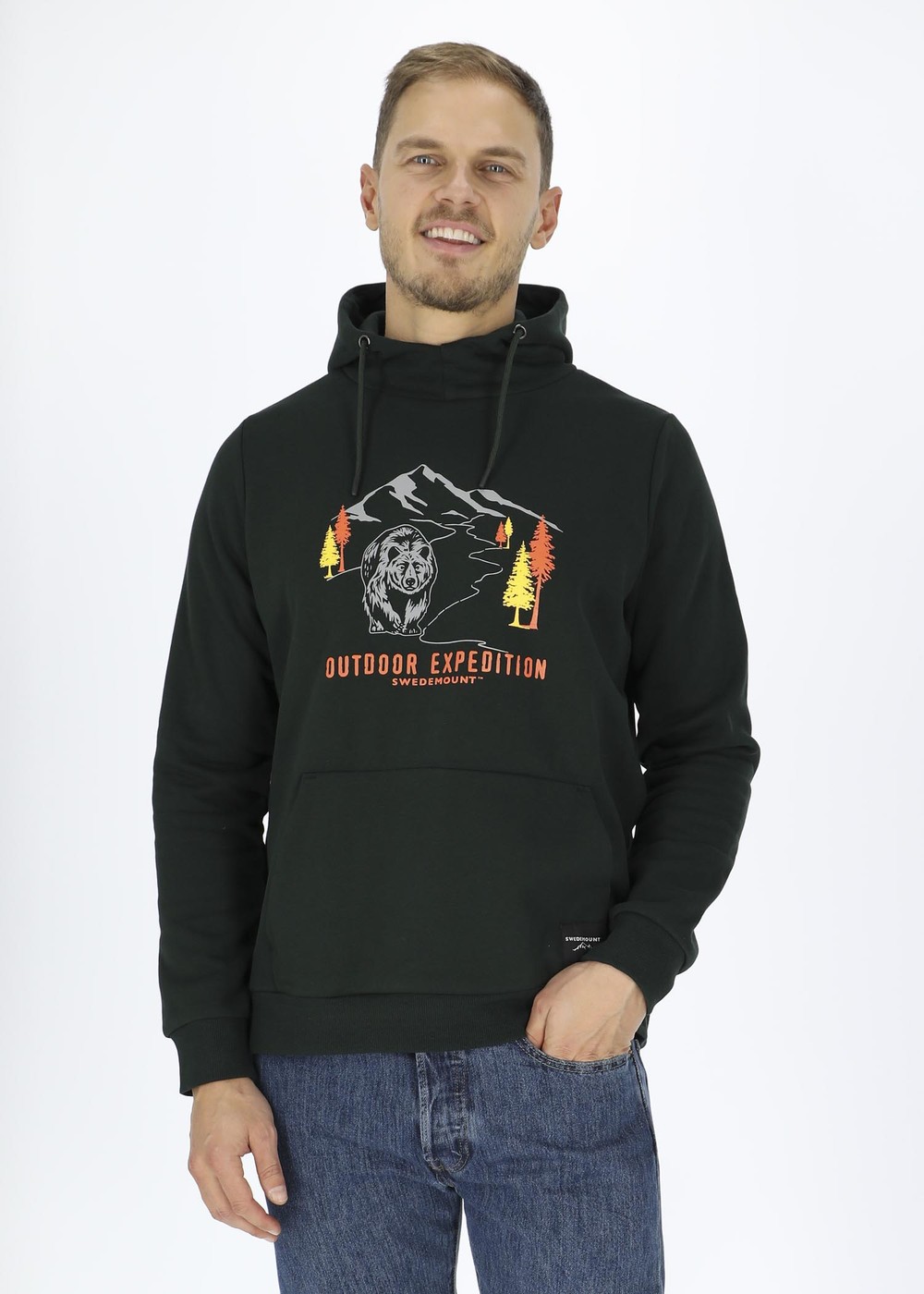 Forest Hood, Green Bear, 2xl, Hoodies | Herr - Kläder - Tröjor - Hoodies | Padelspecialisterna