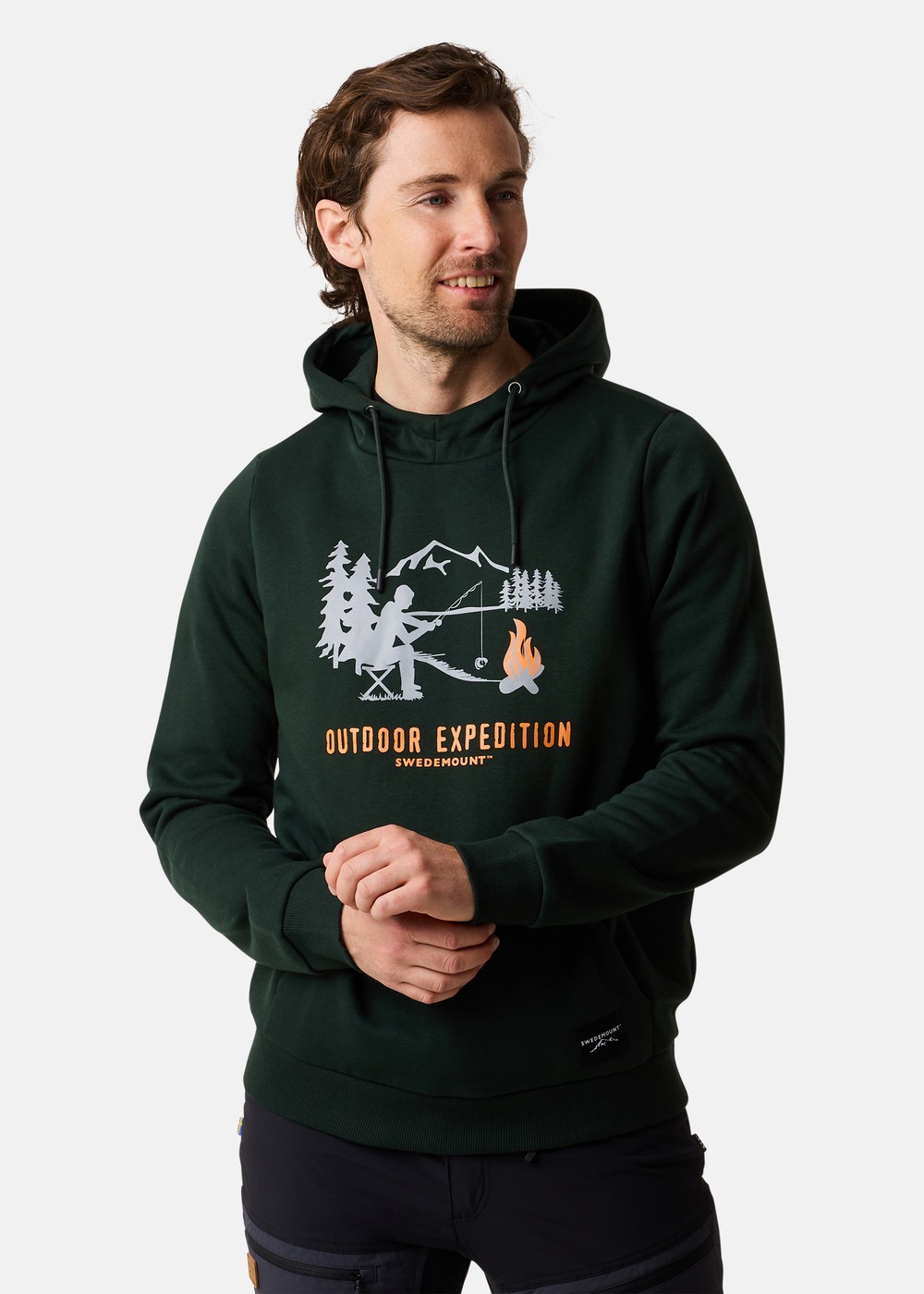 Forest Hood, Green Fisherman, 2xl, Hoodies | Herr - Kläder - Tröjor - Hoodies | Padelspecialisterna