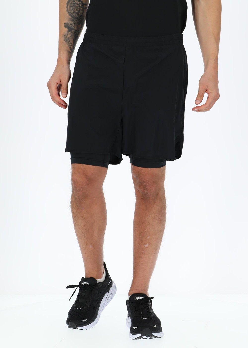 Training 2in1 Shorts, Black, S, Löparshorts | Herr - Aktivitet - Löparkläder - Löparshorts | Padelspecialisterna