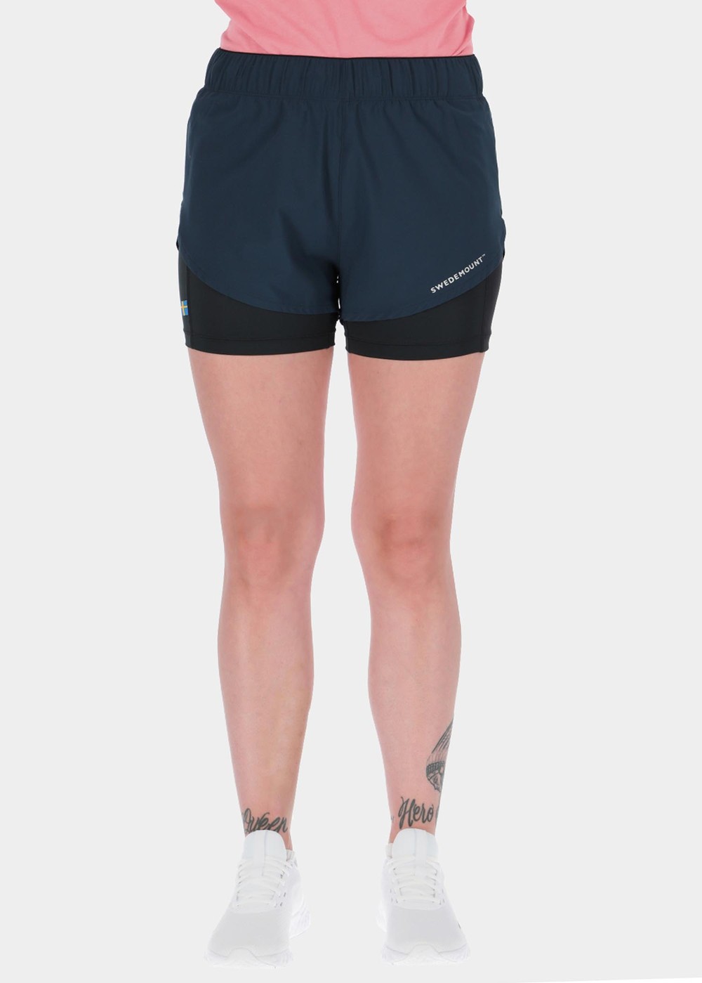 Training 2in1 Shorts W, Navy, 36, Träningsshorts | Dam - Kläder - Shorts - Träningsshorts | Padelspecialisterna
