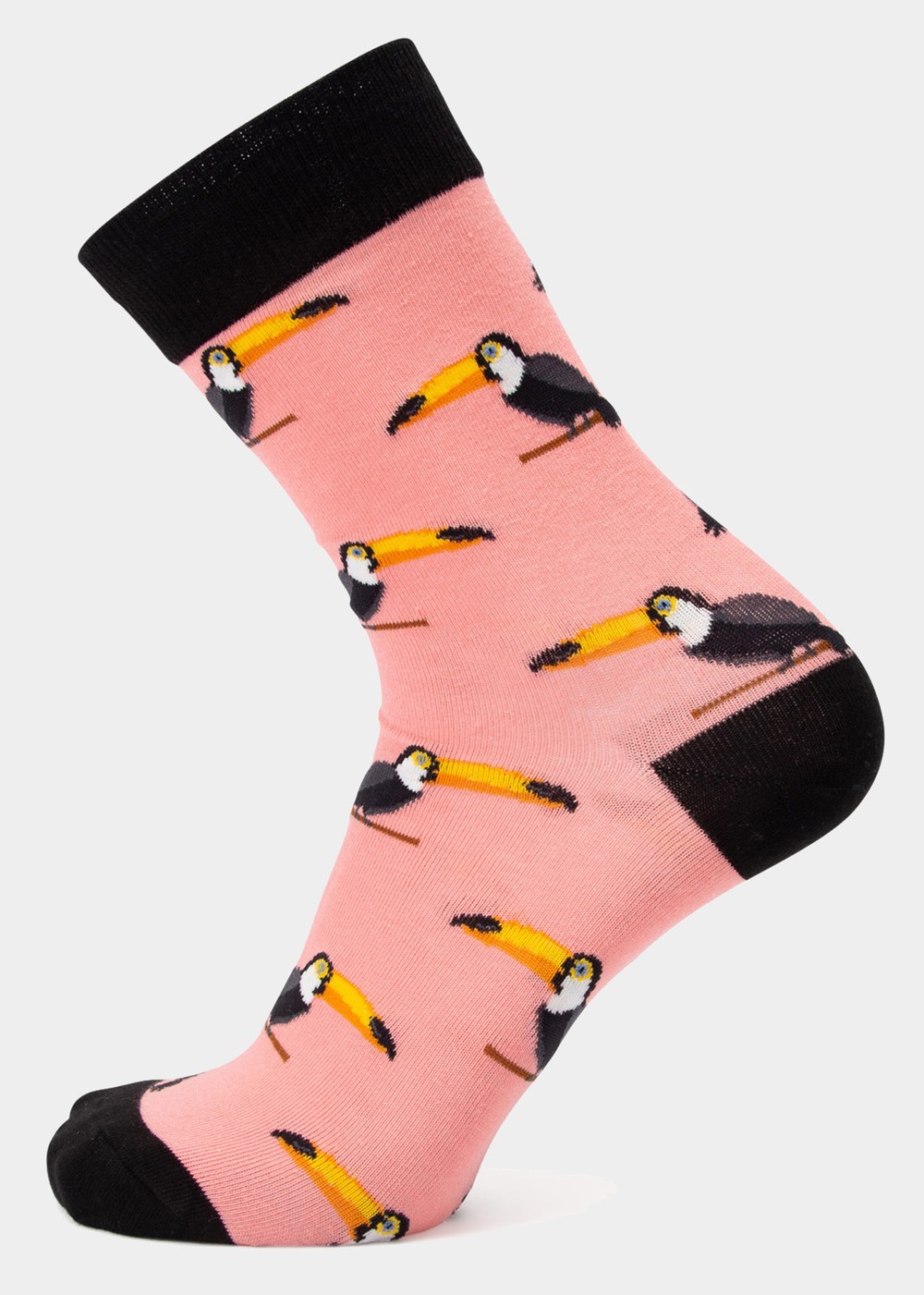 Tropical Sock, Coral Tucan, 41-46, Bomullsstrumpor | Herr - Kläder - Strumpor - Bomullsstrumpor | Padelspecialisterna