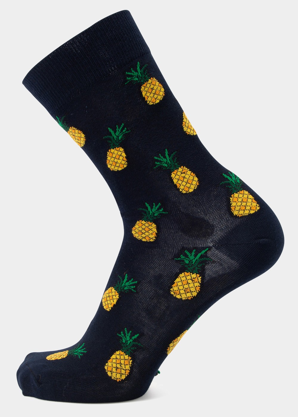 Tropical Sock, Navy Pineapple, 36-40, Bomullsstrumpor | Herr - Kläder - Strumpor - Bomullsstrumpor | Padelspecialisterna