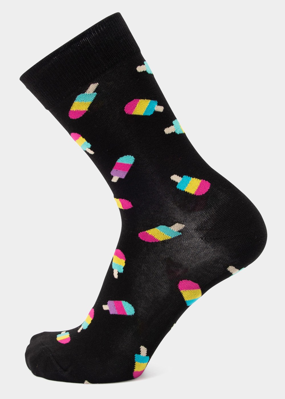 Tropical Sock, Black Ice Cream, 41-46, Bomullsstrumpor | Herr - Kläder - Strumpor - Bomullsstrumpor | Padelspecialisterna