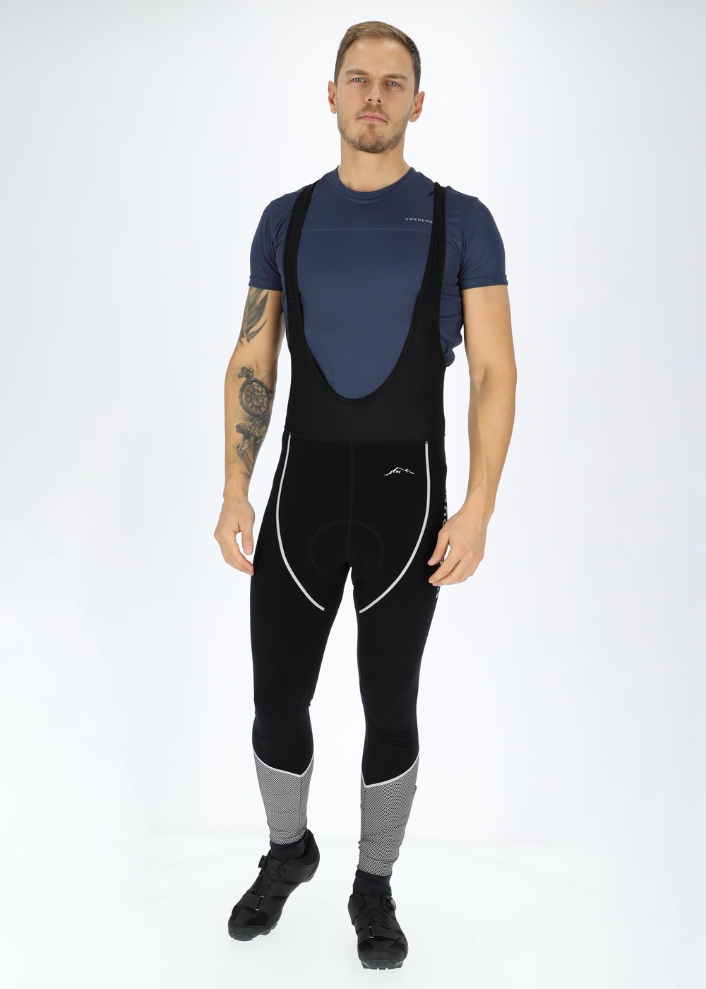 Giro Bike Bib Long Tights Thermal 2.0, Black/Reflective, L, Cykelbyxor | Herr - Kläder - Byxor - Cykelbyxor | Padelspecialisterna