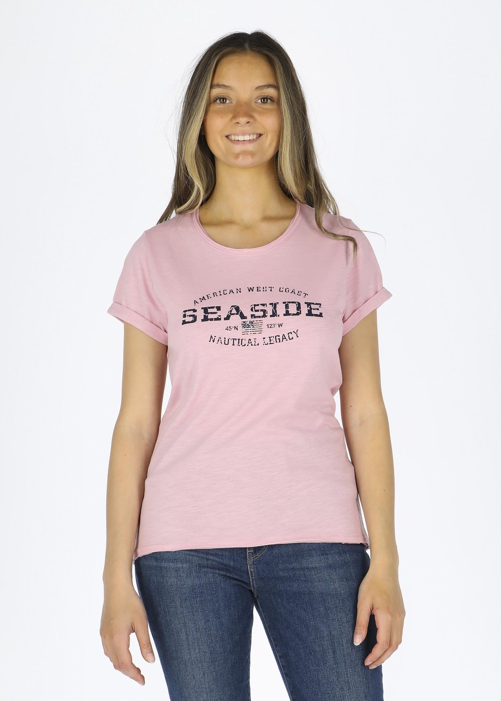 Nautical Tee W, Pink, 36, Strandkläder | Dam - Kläder - Badkläder - Strandkläder | Padelspecialisterna