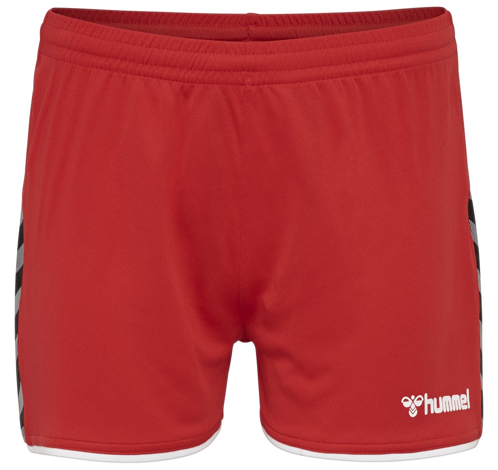 Hmlauthentic Poly Shorts Woman, True Red, L, Träningsshorts | Dam - Aktivitet - Träningskläder - Träningsshorts | Padelspecialisterna